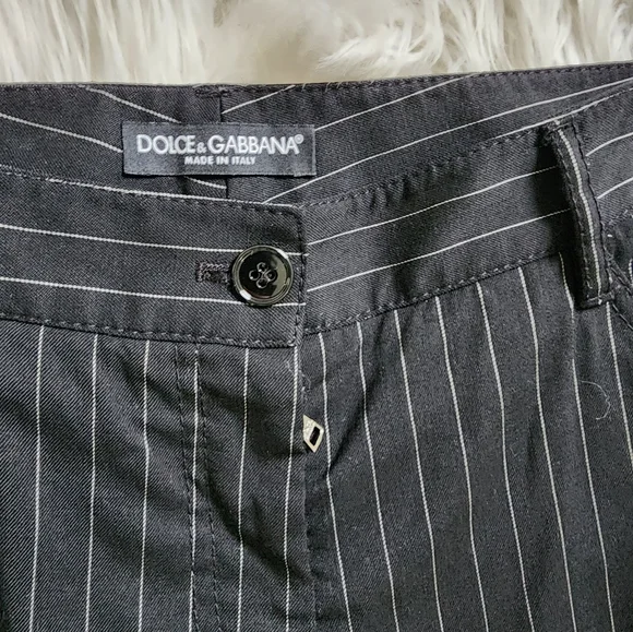 D&G women wool skinny pants, size 40 IT, 4 US - Picture 3 of 6